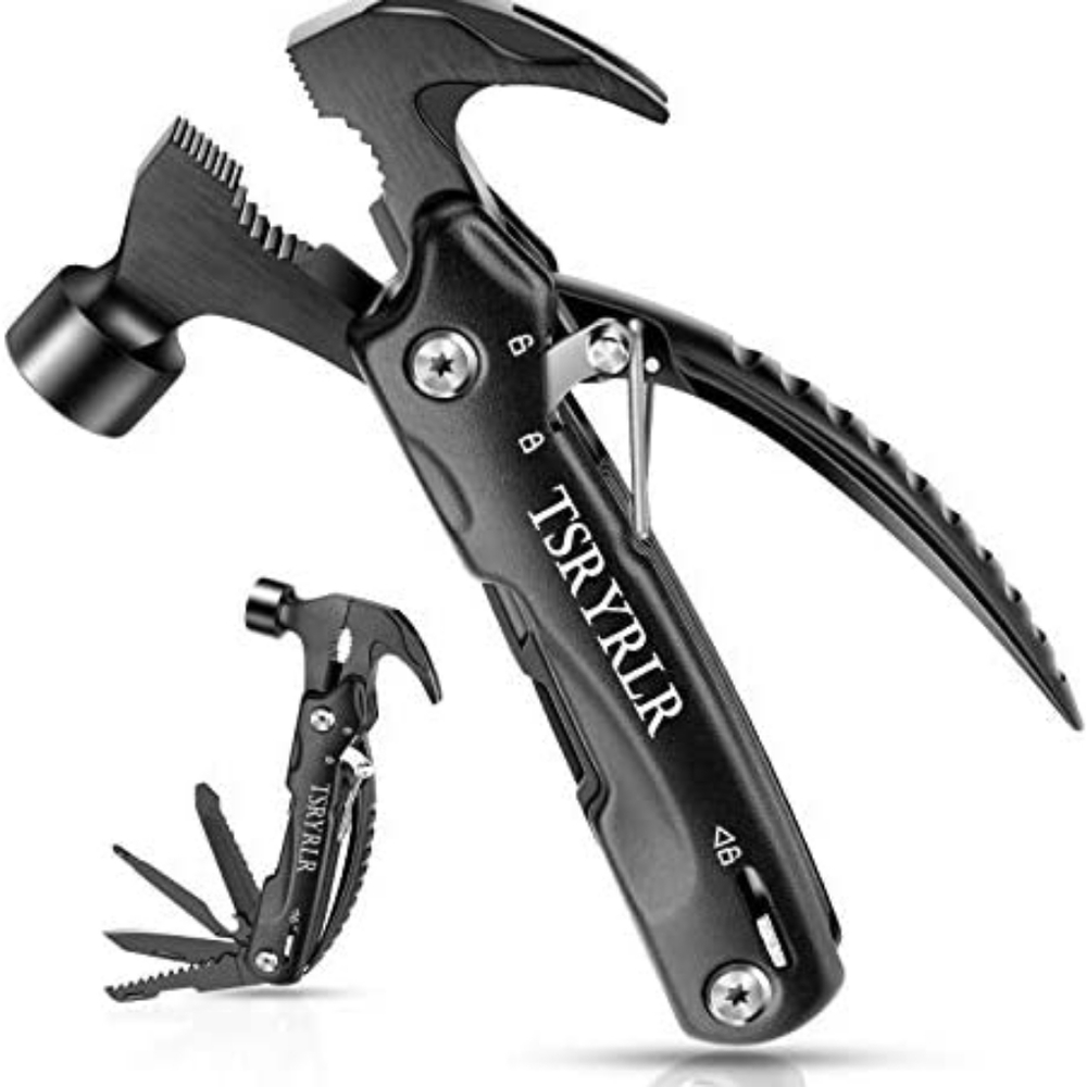 Mini Hammer Multi-tool with Knife Camping Gear Survival Tool - Picture 1 of 8